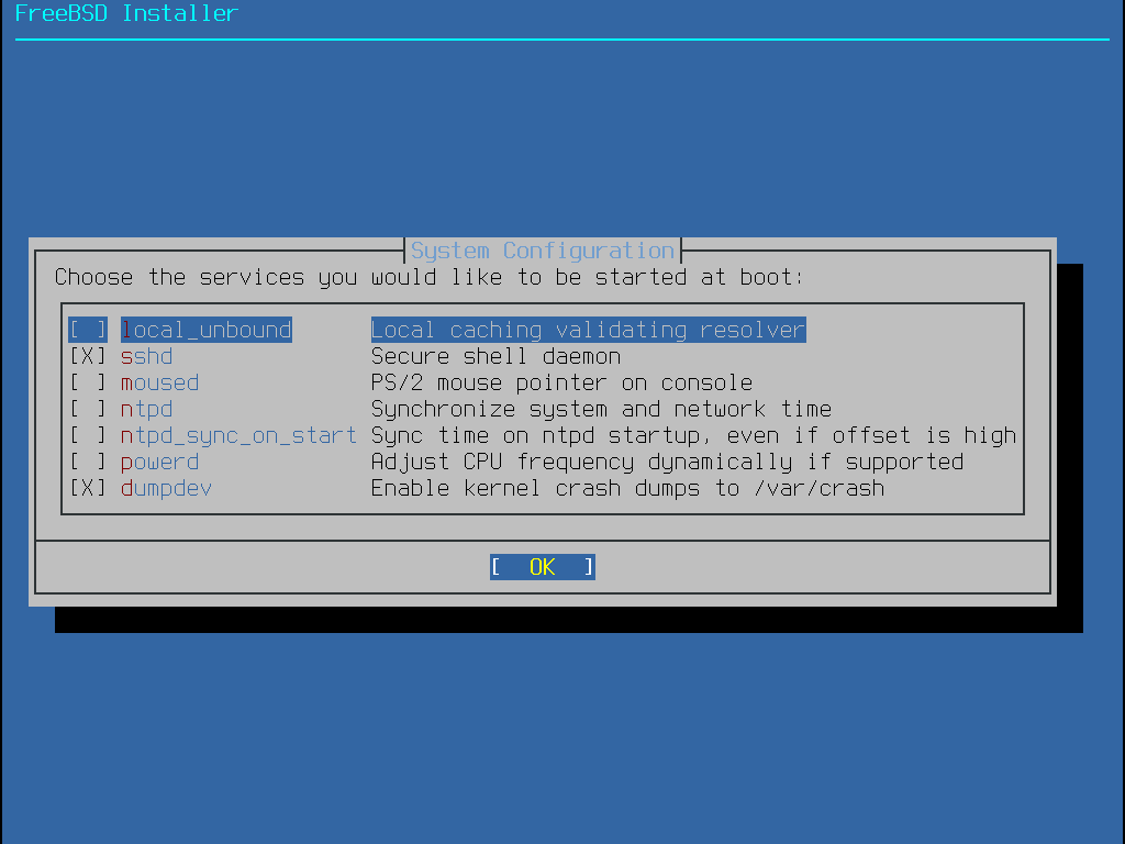 53.SelectingAdditionalServicestoEnable